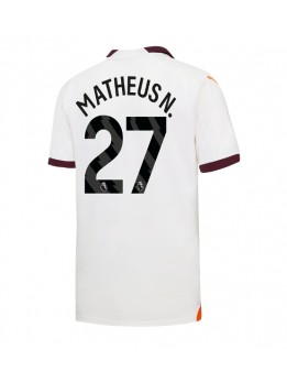 Manchester City Matheus Nunes #27 Replika Borta Kläder 2023-24 Kortärmad